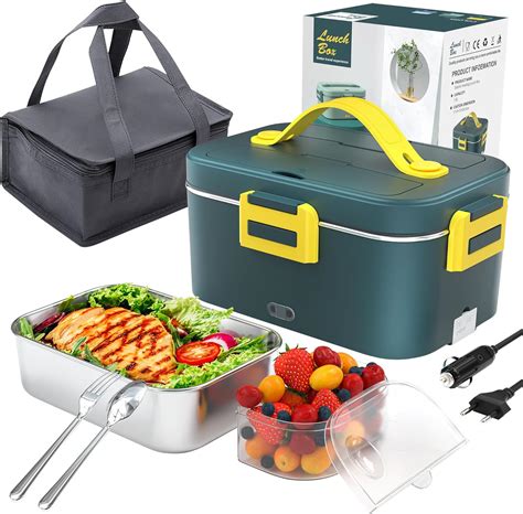 heating lunch box electric|best 12v heated lunch box.